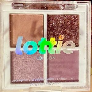 Lottie London Eyeshadow Palette - Brown, Purple, Gold
